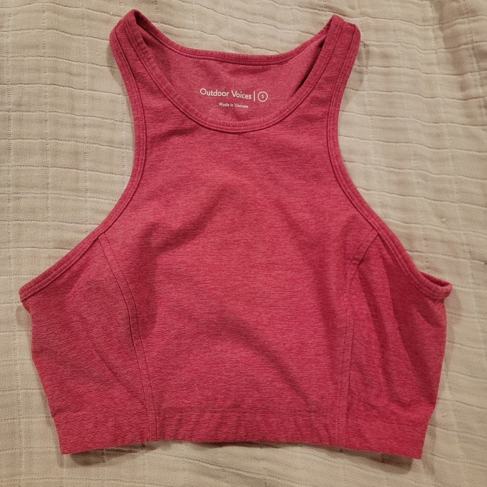 Outdoor Voices Athena crop top sports bra